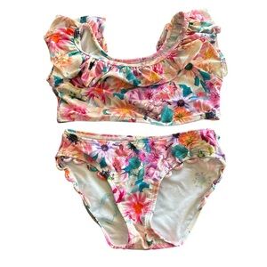 Afriel & Tabbris | Floral Kids Swim Set